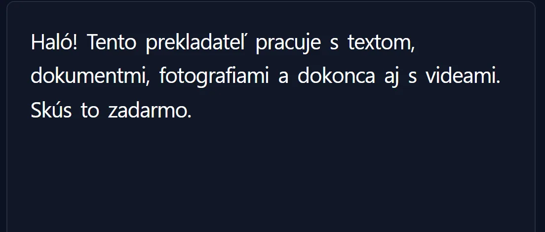 Užívajte si výsledok